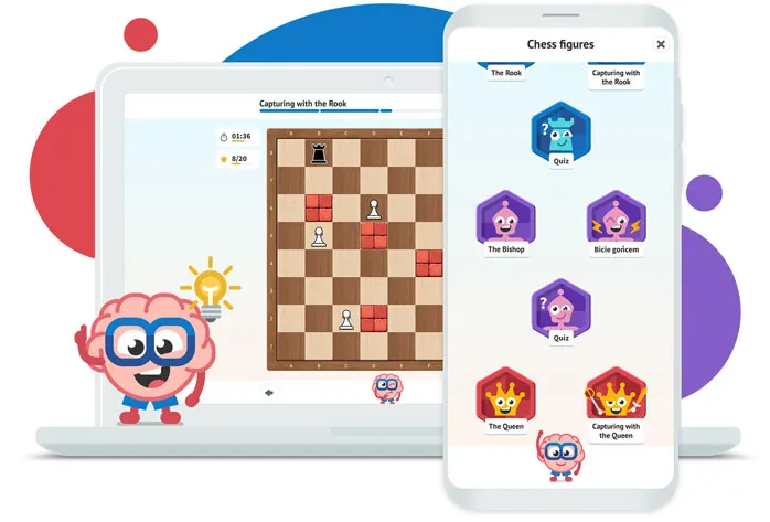 ChessGrow - online chess courses for children from 4 to 9 years.